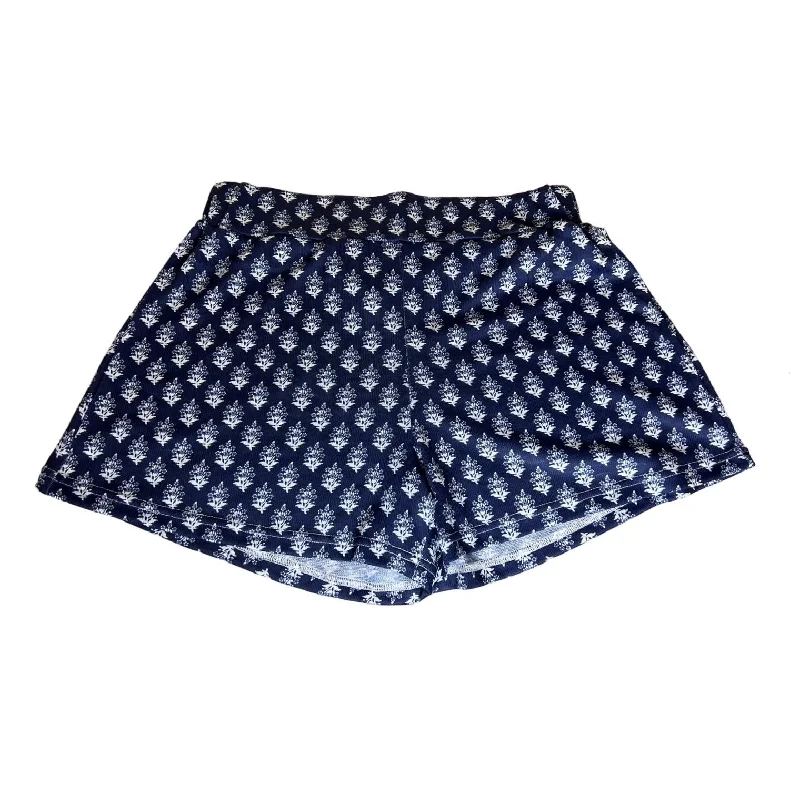 Elegant Fashion Women's Brie Short In Newport Blossom Navy