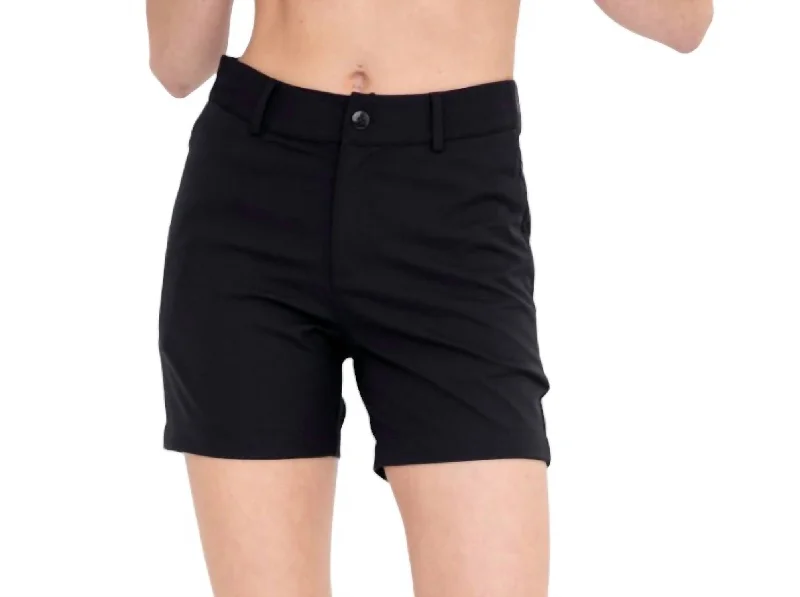 Personalized Layout Women's Classic Golf Shorts In Black