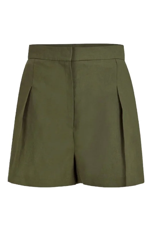 Modern Looks Women's Godard Shorts In Olive Green