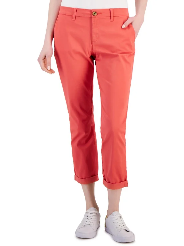 Fashionable Fit Womens Slim Low Rise Straight Leg Pants