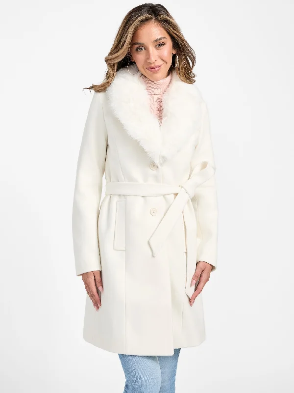 Simple Style Cheryl Faux-Fur Coat