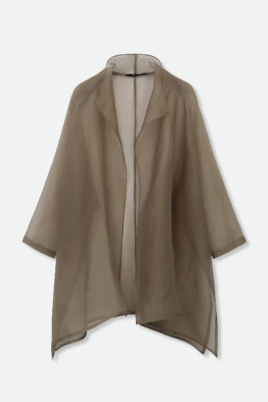 Affordable Chic CORTINA IN SILK ORGANZA CHATEAU COCOA