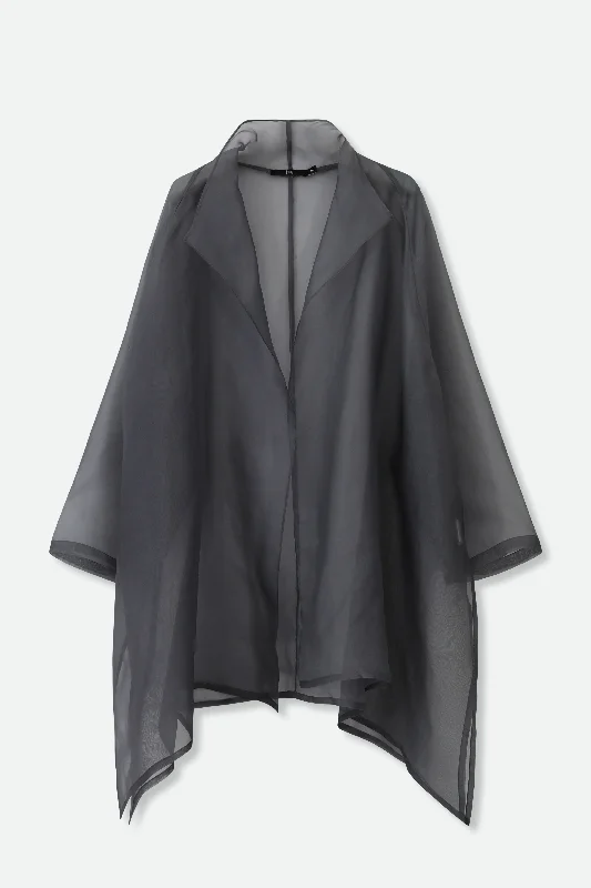 Cozy Comfort CORTINA IN SILK ORGANZA IN GUNMETAL