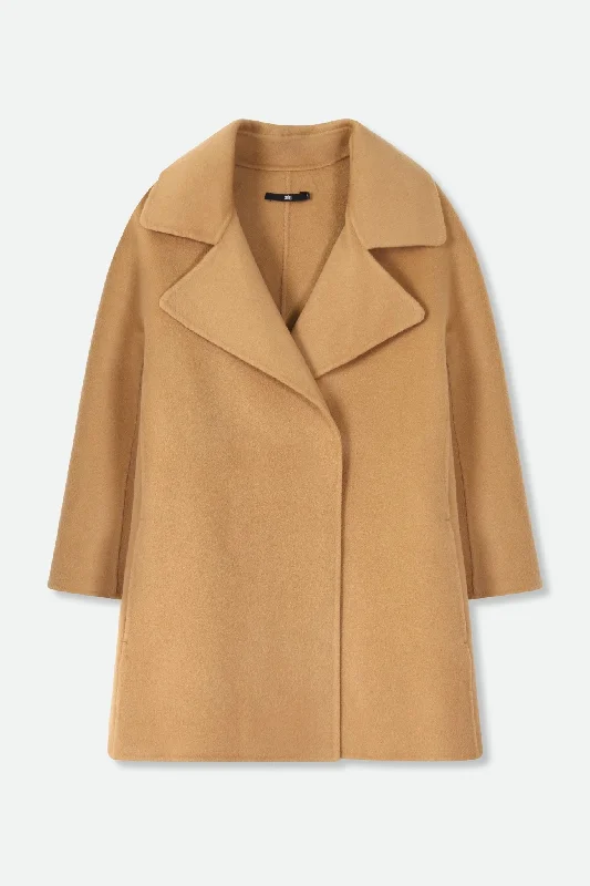 Classic Comfort SAVOY CITY COAT IN DOUBLE-FACED ITALIAN WOOL