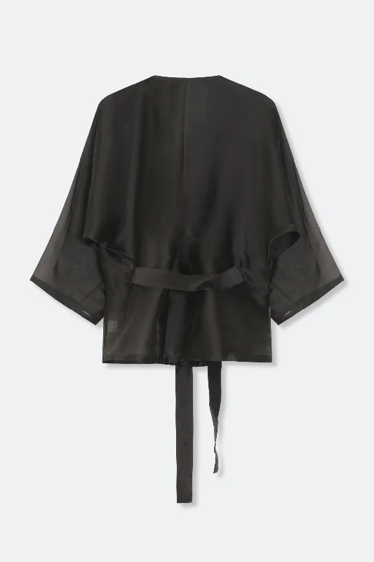 Cozy Fits KIMONO JACKET IN ORGANZA