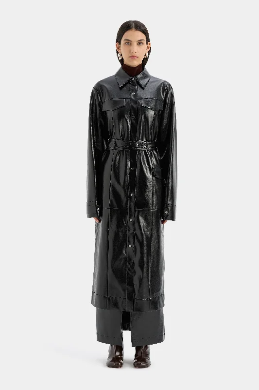 Stylish Wear Midnight Trench