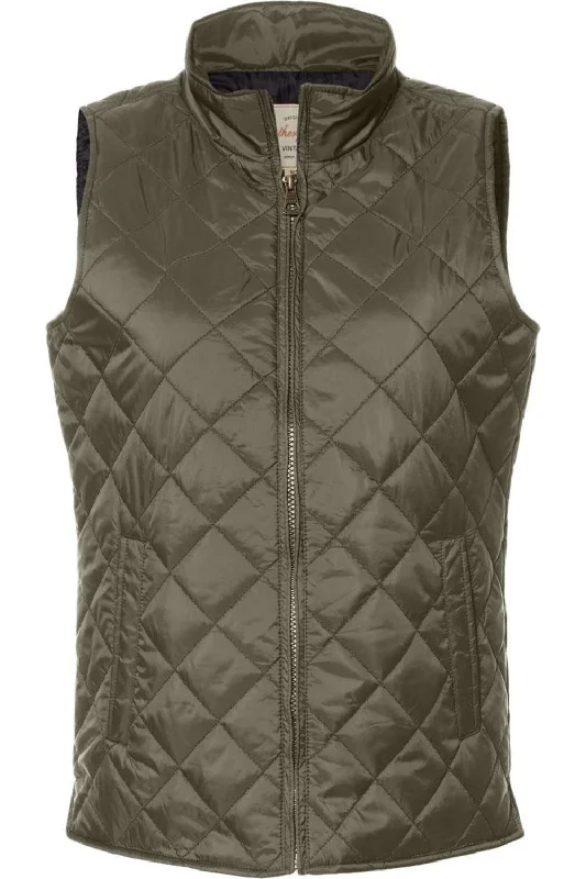 Everyday Outfits Weatherproof Women´s Vintage Diamond Quilted Vest