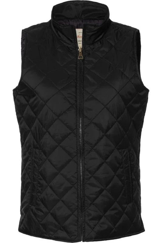 Soft Textiles Weatherproof Women´s Vintage Diamond Quilted Vest