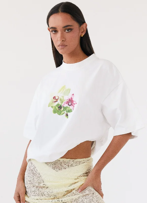 Budget-Friendly Looks Lillies Oversized Tee - White
